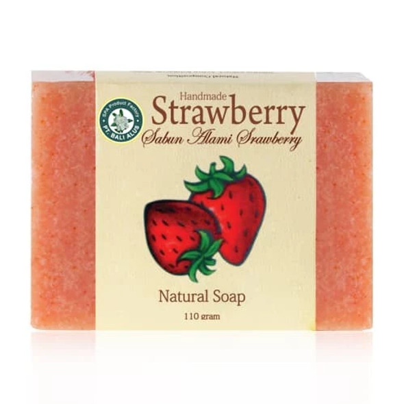 Bali Alus Sabun Natural Spa Strawberry - Natural Spa Strawberry Soap, 110gr