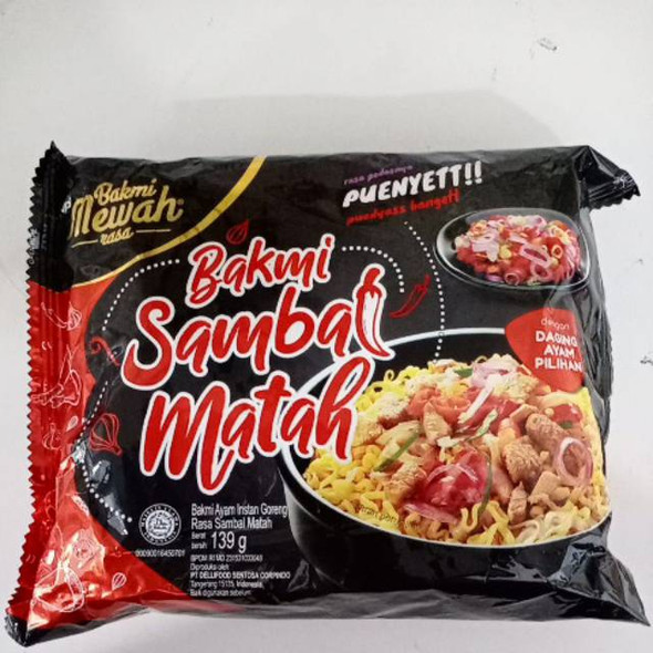 Instant Noodles Bakmi Mewah Sambal Matah, 150 gr