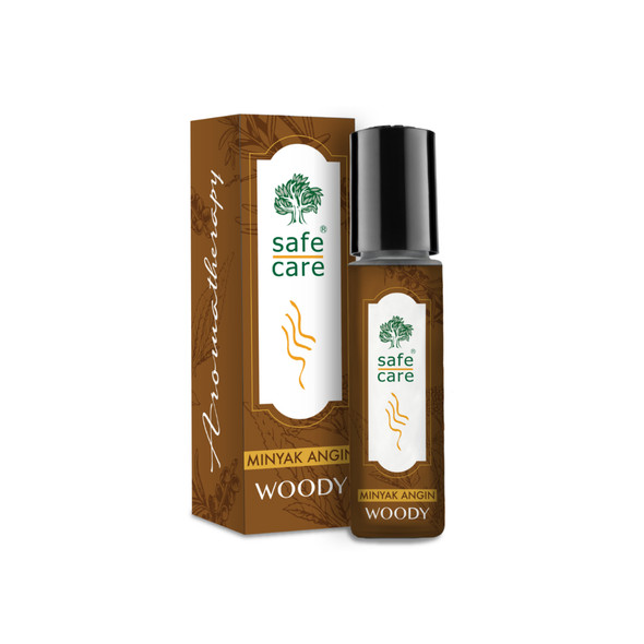 Safe Care Woody Roll On Aromatherapy Wind Oil 10 ml