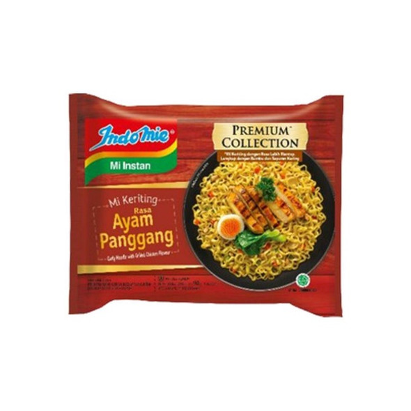 Indomie Curly Grilled Chicken Premium Collection, 90gr (2 pcs)
