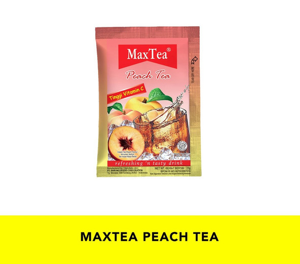 Max Tea Instant Drink Peach Tea Flavour  5-ct @23 gr