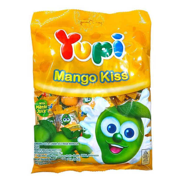Yupi Mango Kiss Bag 120gr