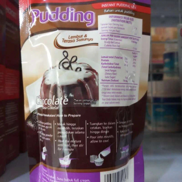 Haan Puding Mix Chocolate, 145gr