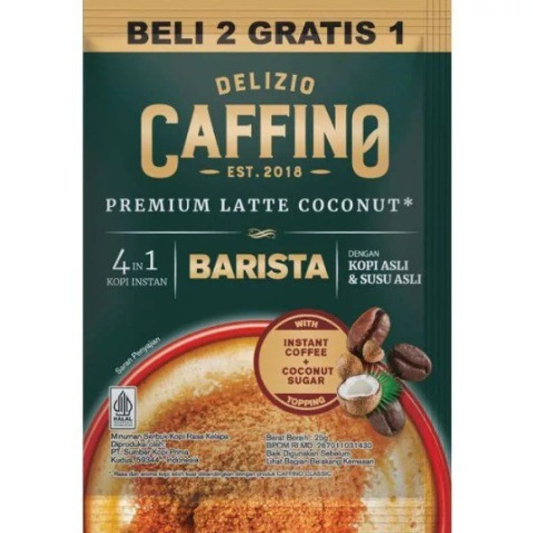 Caffino Premium Latte Coconut Barista, 10 sachets