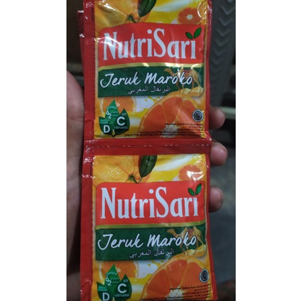 NutriSari Instant Drink Rasa  Jeruk Maroko (Moroccan Oranges Flavour)  @14gr (Pack 10)