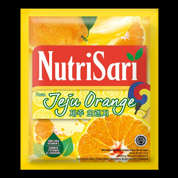 NutriSari Jeju Orange Instant Drink @14gr (Pack of 10)