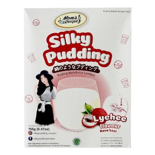 Mom's Recipe Silky Pudding Leci, 155gr