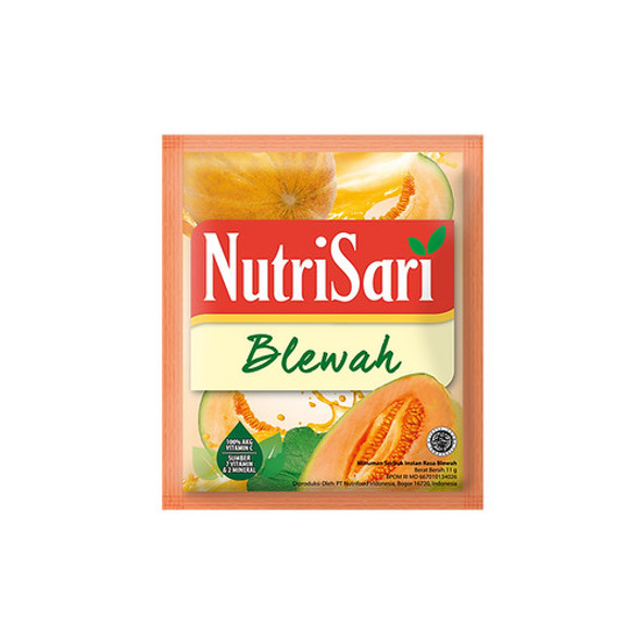 NutriSari Blewah (Cantaloupe) Instant Drink @11gr (Pack of 10)