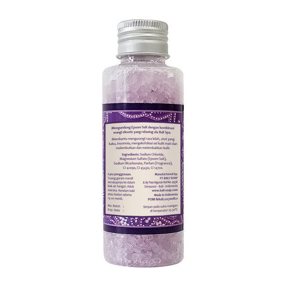 Bali Soap Bath Salt - Elegant Cloud Lavender, 110gr