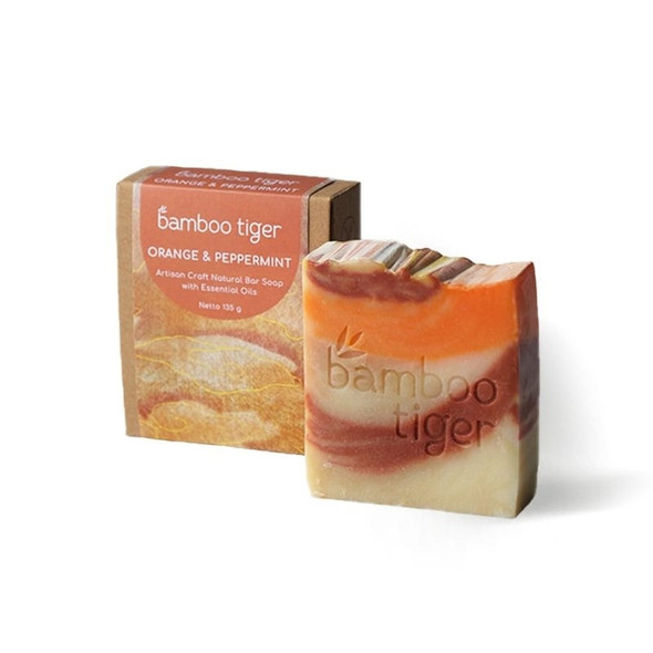 Bamboo Tiger Soap Air Orange & Peppermint, 135gr