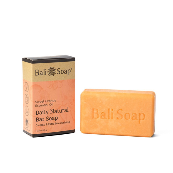 Bali Soap Essential Oil Bar Soap - Sweet Orange, 95gr