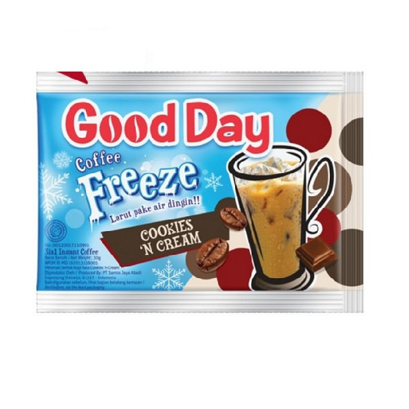 GOOD DAY Coffee Freeze Cookies n Cream 5's