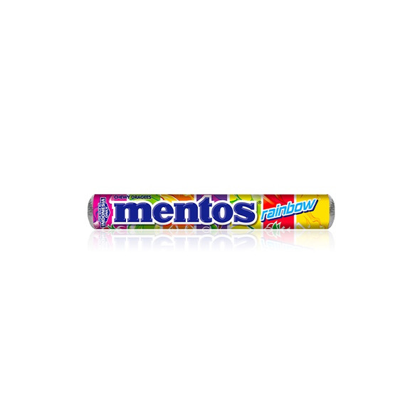 Mentos Chewy Dragees Rainbow Roll 37g