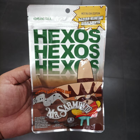 Hexos Mr Sarmento Rasa Sarsaparilla Mint, 60 gr