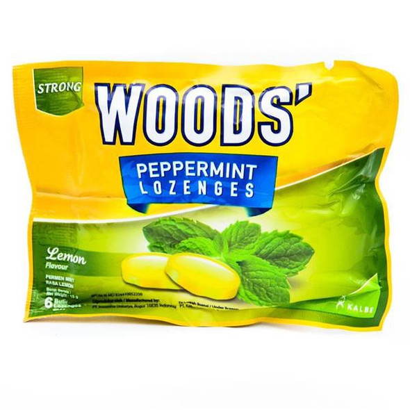 Woods Peppermint Lozenges Lemon 15g (3Pcs)