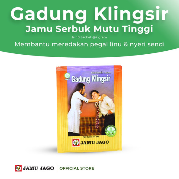 Jamu Jago Gadung Klingsir, 70gr (10 saset @7gr)