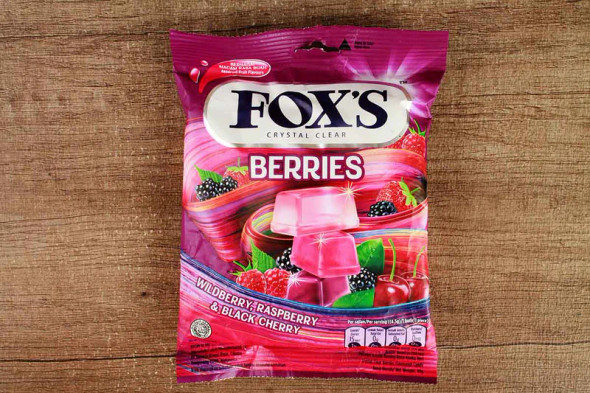 Fox's Candy Crystal Clear Berries, 90gr