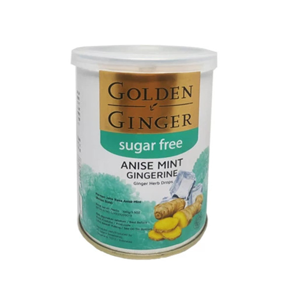 Golden Ginger Anisemint Gingerin Can, 100 gr