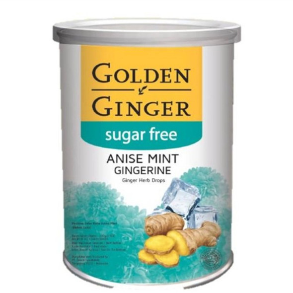 Golden Ginger Anisemint Gingerin Can, 100 gr