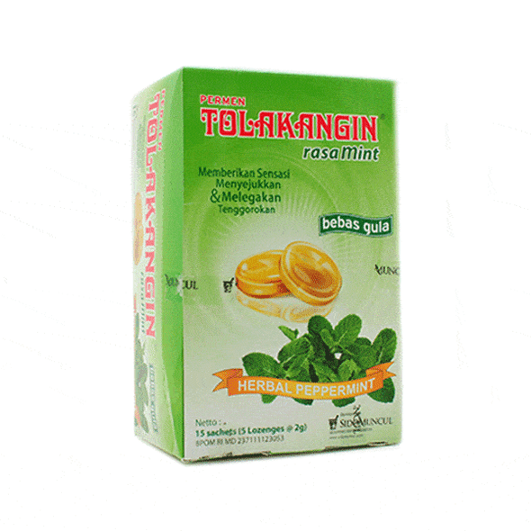 Tolak Angin Lozenges Sugar Free Mints Box, 150 gr