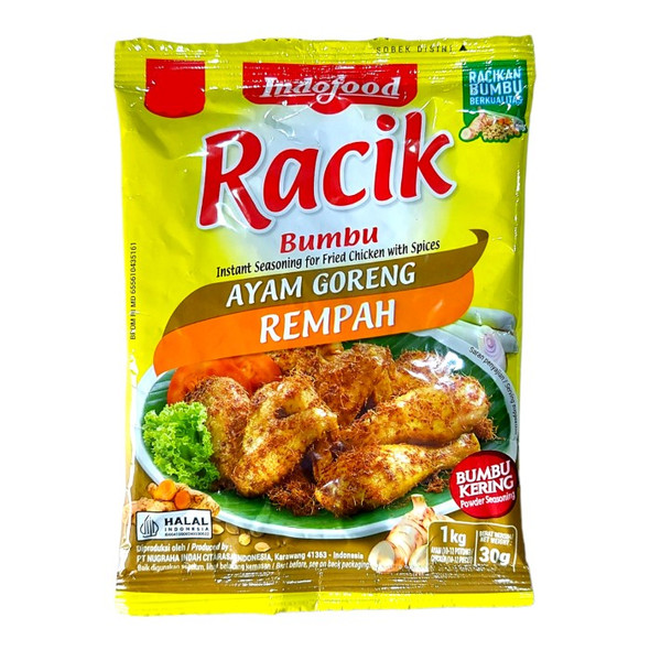 Indofood Racik Bumbu Ayam Goreng Rempah - Indofood Mixes Spiced Chicken Seasoning, 30 gr