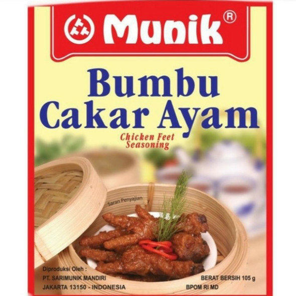 Munik Bumbu Ceker Ayam - Munik Chicken Claw Seasoning, 105 gr