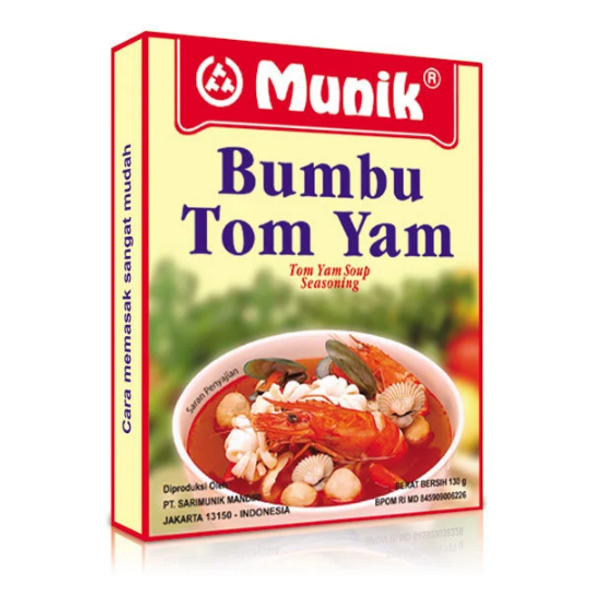 Munik Bumbu Tom Yam - Munik Tom Yam Seasoning, 130 gr