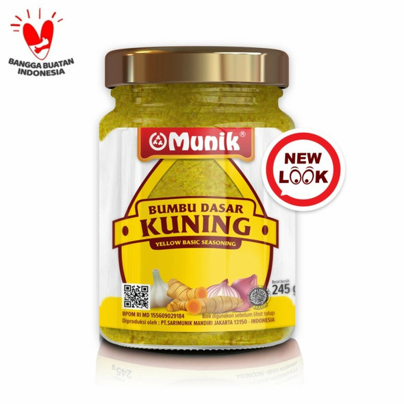 Munik Bumbu Dasar Kuning (Yellow Basic Seasoning), 245gr