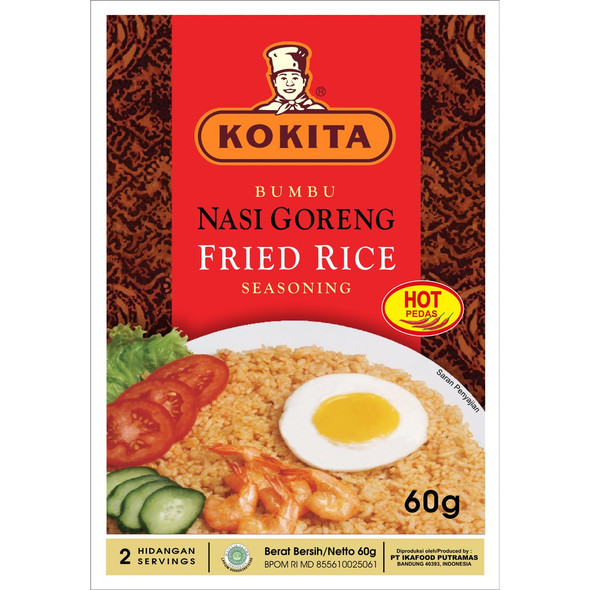Kokita Bumbu Nasi Goreng HOT (HOT Fried Rice Seasoning), 60gr