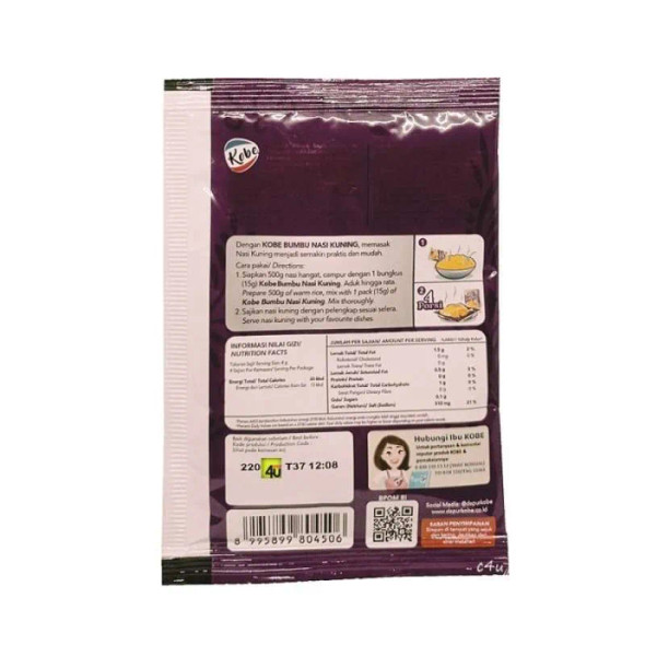 Kobe Bumbu Aduk Rasa Nasi Uduk - Seasoning Stir Rice Uduk