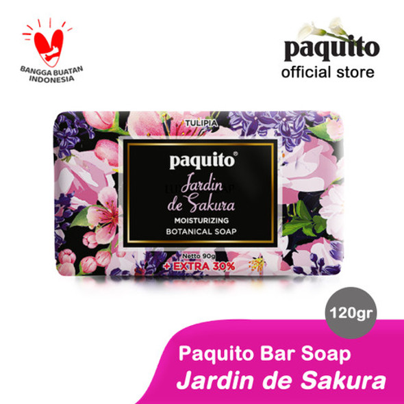 Paquito Jardin de Sakura Bar Soap, 120gr