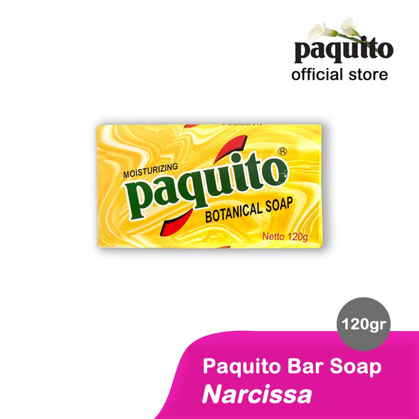 Paquito Narcissa Botancial Bar Soap, 120gr