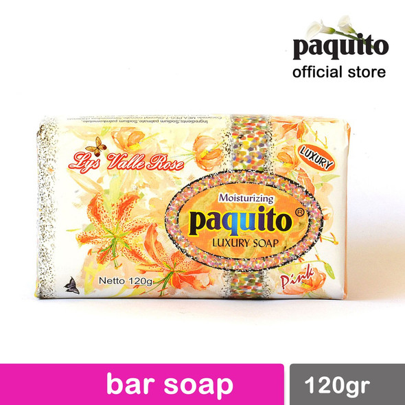 Paquito Paquito Lys Valle Rose Bar Soap, 120gr