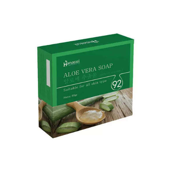 Hanasui Aloe Vera Bar Soap, 60gr