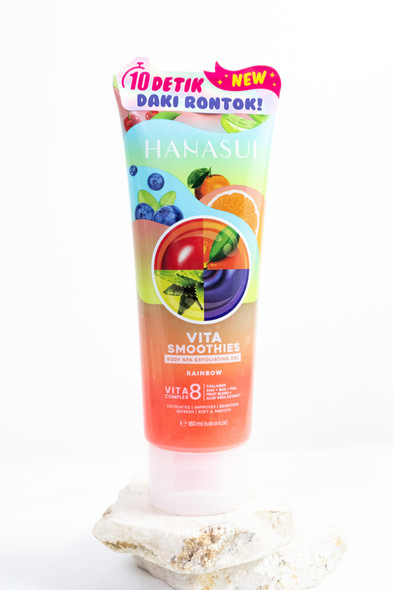 Hanasui Vita Smoothies Body Spa Exfoliating Gel (Rainbow), 180 ml