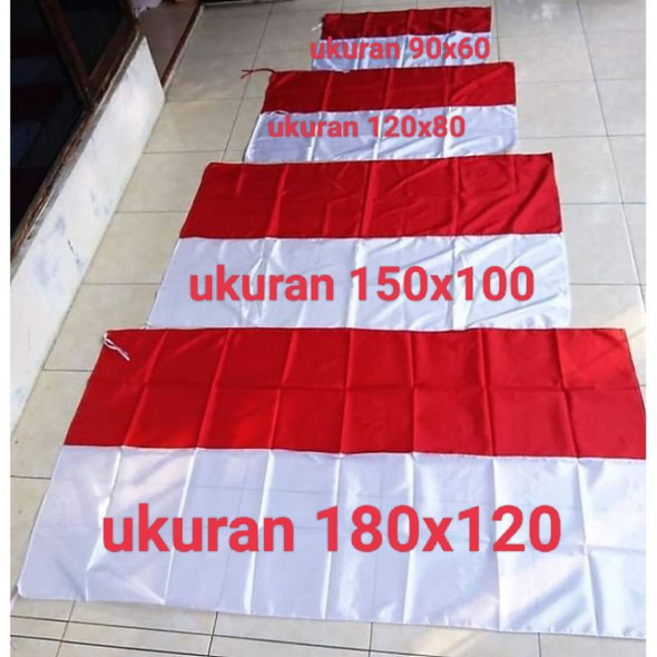 Bendera Merah Putih Indonesia Indonesian Red and White Flag (90 cm x 60 cm)