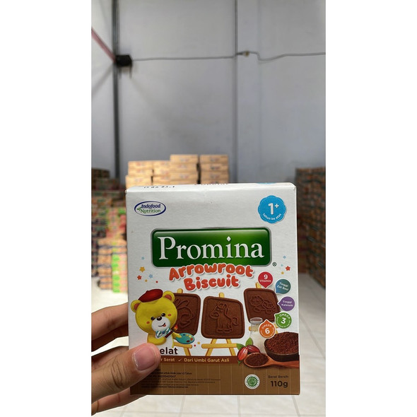 Promina Arrowroot Chocolate Cookies, 110 gr