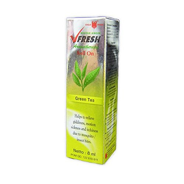 VFresh  Green Tea  Aromatherapy Roll-On Oil, 8ml
