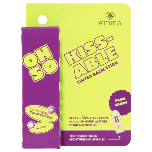 Emina Oh So Kissable Tinted Balm Stick Plum Candy, 3.4gr