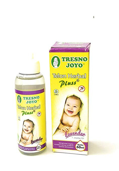 Tresno Joyo Minyak Telon Oil Herbal plus - Lavender, 60 Ml (2 Fl Oz)