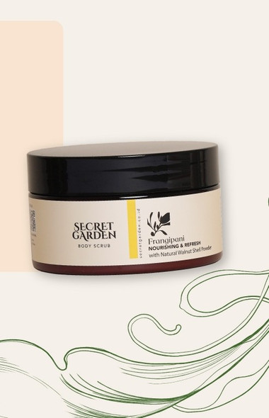 Secret Garden Body Scrub Lavender Soothing & Relaxing Scent, 200ml