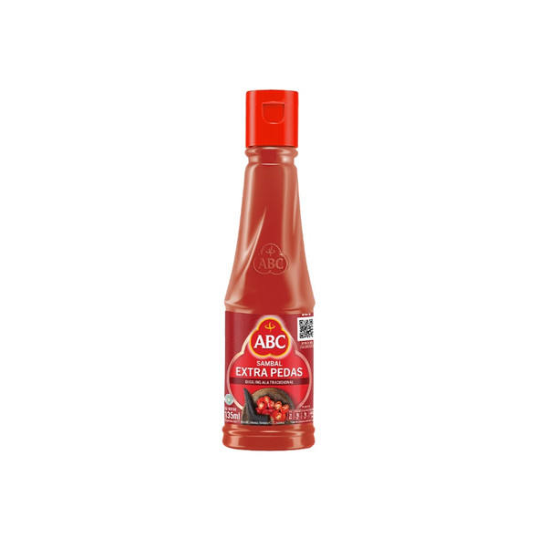 ABC Sambal Ekstra Pedas (Extra Hot Chili Sauce), 135 Ml (Pack of 3)