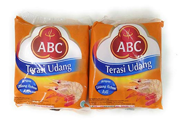 ABC Terasi Udang single-use type 20 x 3,8g, 76 Gram (Pack of 2)