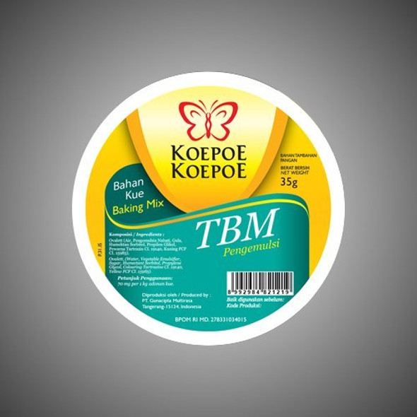 Koepoe-koepoe TBM Emulsifier Ovalett (35 Gram)