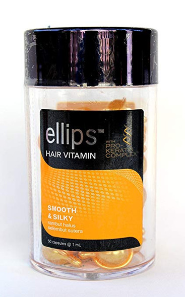 Ellips Hair Vitamin (Pro Keratin Complex) - Smooth & Silky, 1 Jar (@ 50 Capsule)