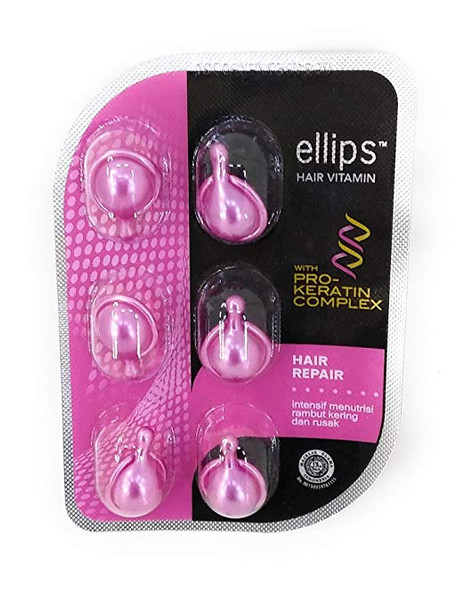 Ellips Hair Vitamin (Pro Keratin Complex) - Hair Repair, 12 Blister (@ 6 Capsule)