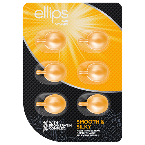 Ellips Hair Vitamin (Pro Keratin Complex) - Smooth & Silky, 6 Blister (@ 6 Capsule)