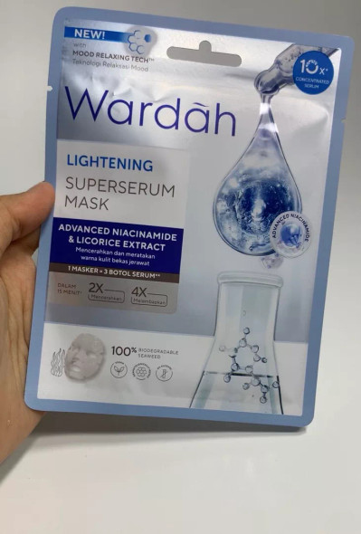 Wardah Lightening Superserum Mask, 20ml Wardah Lightening Superserum Mask, 20ml