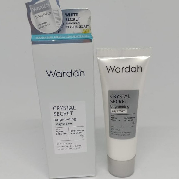 Wardah Crystal Secret Brightening Day Cream Moisturizer, 15gr