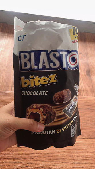 Blastoz Bitez Chocolate Pouch, 80gr Blastoz Bitez Chocolate Pouch, 80gr